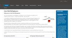 Desktop Screenshot of lions-oerlinghausen.de